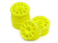 HPI 113089 - METHOD RALLYCROSS WHEEL YELLOW (MICRO RS4/4PCS)